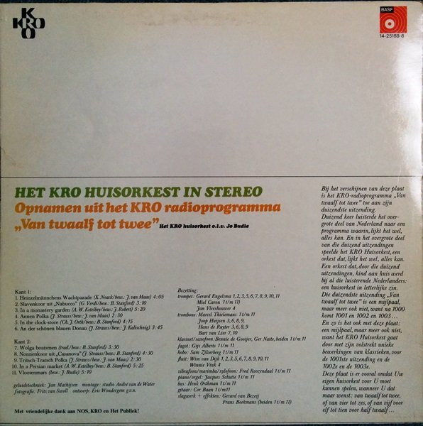 KRO Huisorkest o.l.v. Jo Budie-1