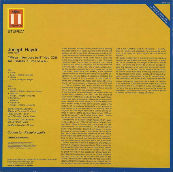 Joseph Haydn, Rafael Kubelik-1