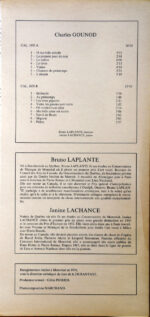 Charles Gounod, Bruno Laplante, Janine Lachance-2