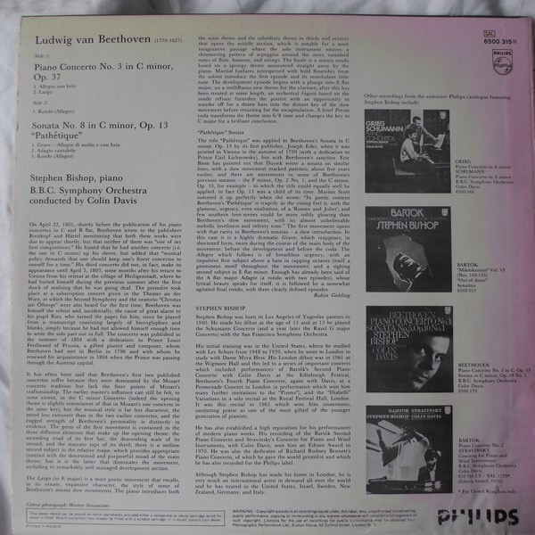 Ludwig van Beethoven - Stephen Bishop (3), BBC Symphony Orchestra, Sir Colin Davis-1