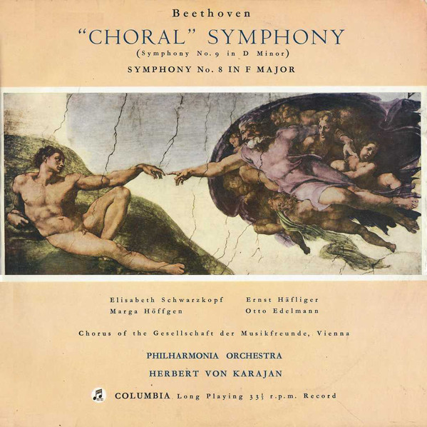 Ludwig van Beethoven, Elisabeth Schwarzkopf, Marga Höffgen, Ernst Haefliger, Otto Edelmann, Singverein Der Gesellschaft Der Musikfreunde, Philharmonia Orchestra, Herbert von Karajan-0