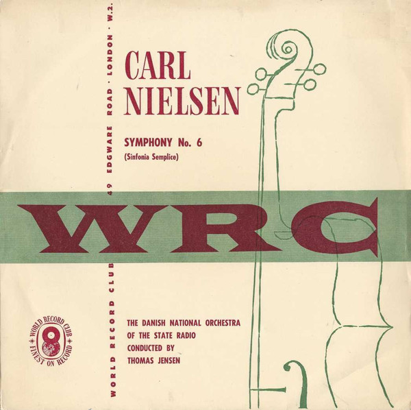 Carl Nielsen, Statsradiofoniens Symfoniorkester Conducted By Thomas Jensen-0