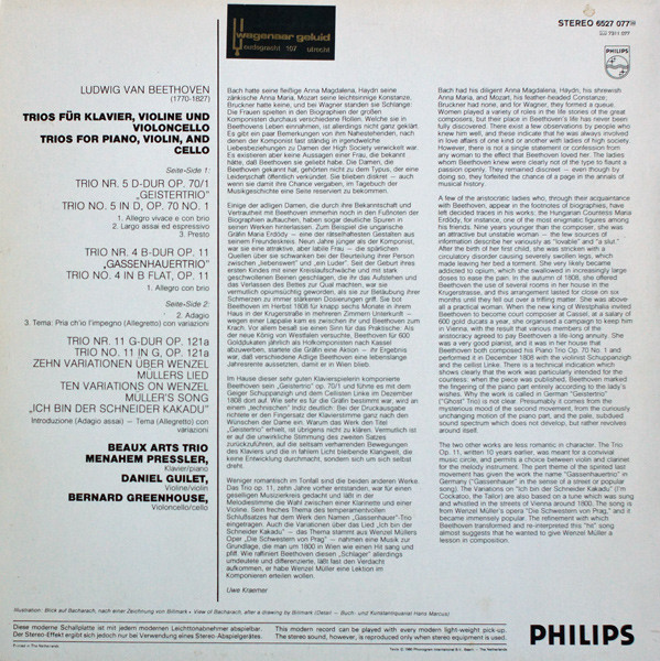 Ludwig van Beethoven, Beaux Arts Trio-1