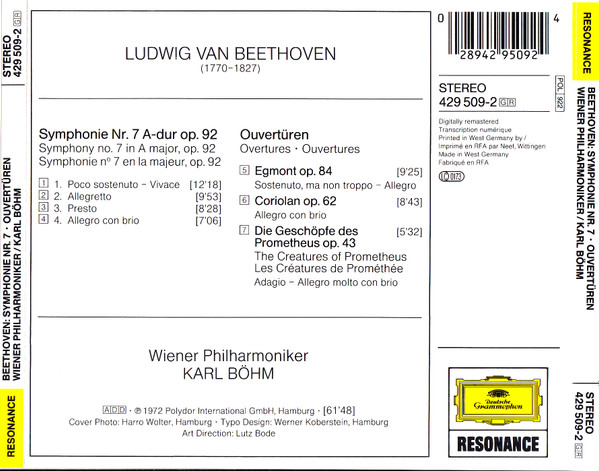 Ludwig Van Beethoven - Wiener Philharmoniker, Karl Böhm-1