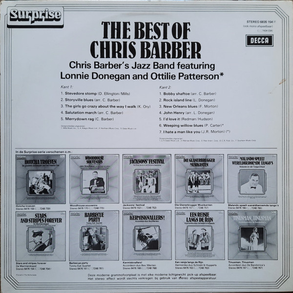 Chris Barber's Jazz Band Featuring Lonnie Donegan And Ottilie Patterson-1