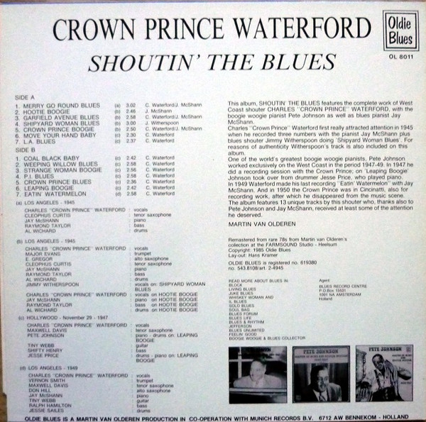 Crown Prince Waterford With Jay McShann And Pete Johnson-1