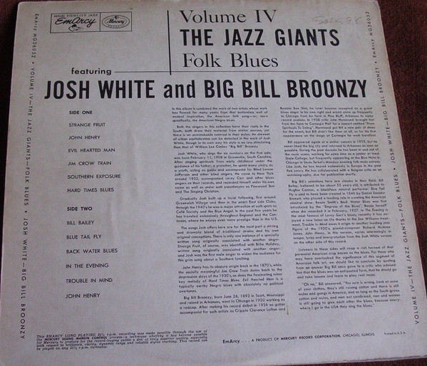 Josh White, Big Bill Broonzy-1