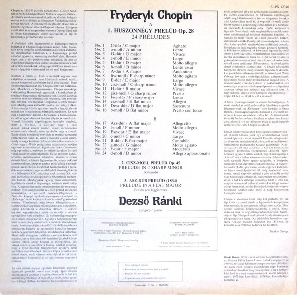 Frédéric Chopin, Dezső Ránki-1