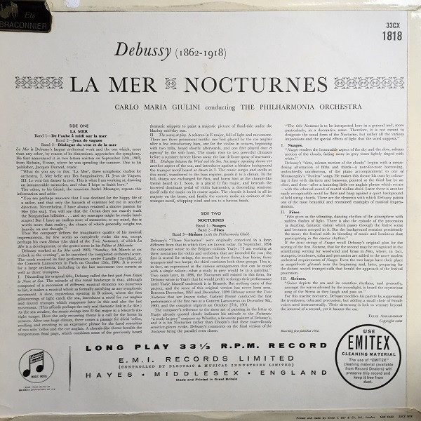 Claude Debussy, Carlo Maria Giulini, Philharmonia Orchestra-1