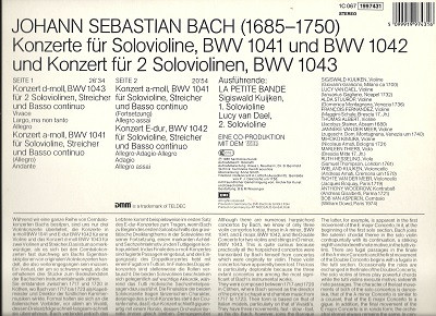 Johann Sebastian Bach - La Petite Bande · Sigiswald Kuijken-1