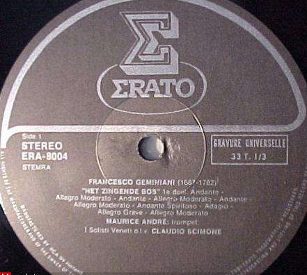Francesco Geminiani / I Solisti Veneti / Claudio Scimone-1