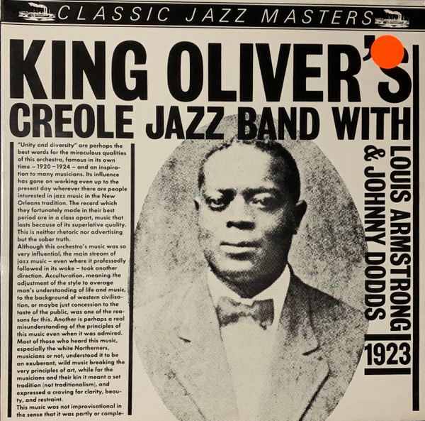 King Oliver's Creole Jazz Band With Louis Armstrong & Johnny Dodds-0