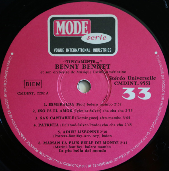 Benny Bennet Et Son Orchestre De Musique Latine-Américaine-1