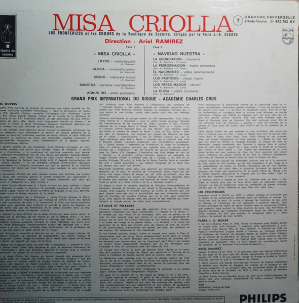 Ariel Ramirez, Los Fronterizos, Cantoría De La Basílica Del Socorro-1