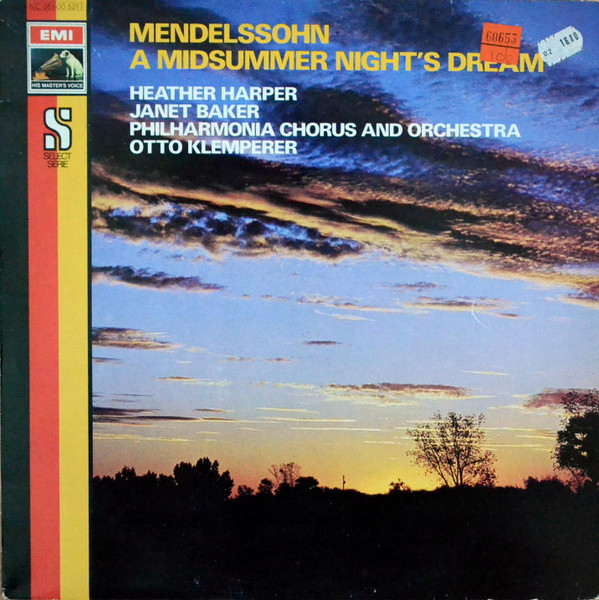 Felix Mendelssohn-Bartholdy - Heather Harper, Janet Baker, Philharmonia Orchestra, Otto Klemperer-0