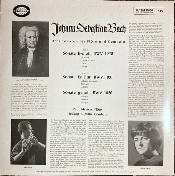 Johann Sebastian Bach - Paul Meisen / Hedwig Bilgram-1