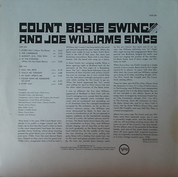 Count Basie / Joe Williams-1