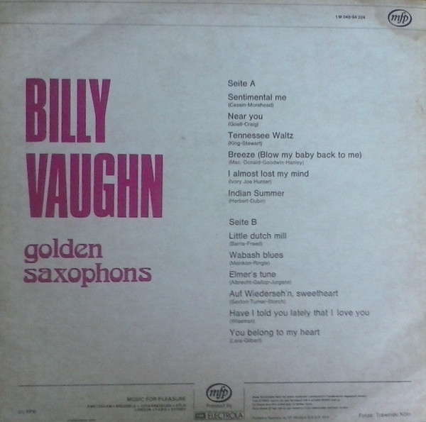 Billy Vaughn And His Orchestra-1