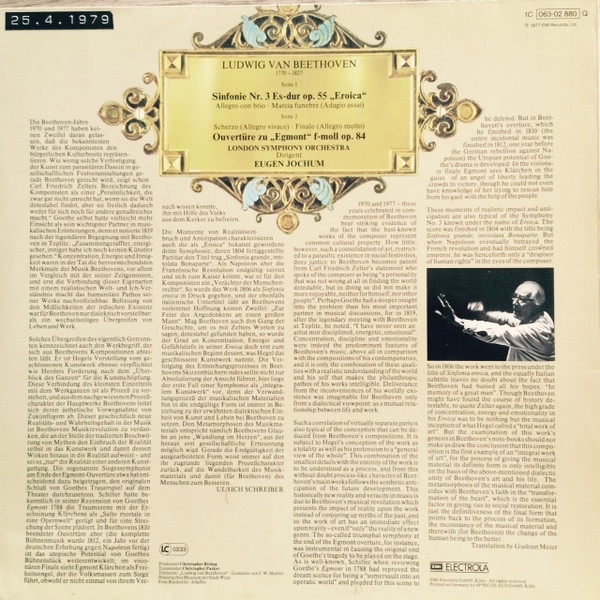 Ludwig Van Beethoven - London Symphony Orchestra, Eugen Jochum-1