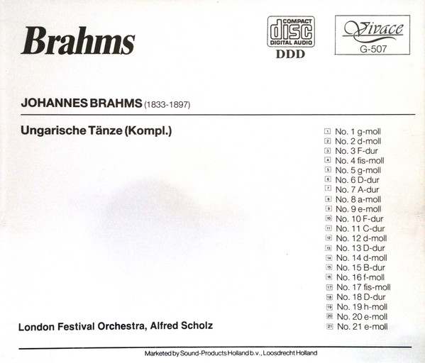 Johannes Brahms - London Festival Orchestra (2), Alfred Scholz-1