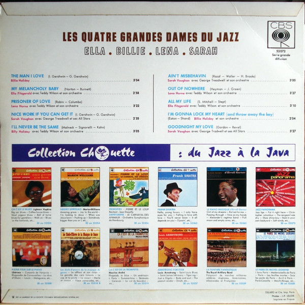 Ella Fitzgerald, Billie Holiday, Lena Horne, Sarah Vaughan-1