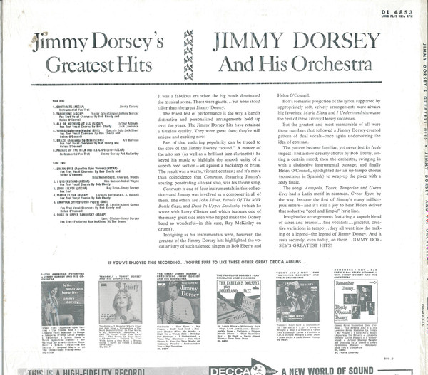 Jimmy Dorsey And His Orchestra-1