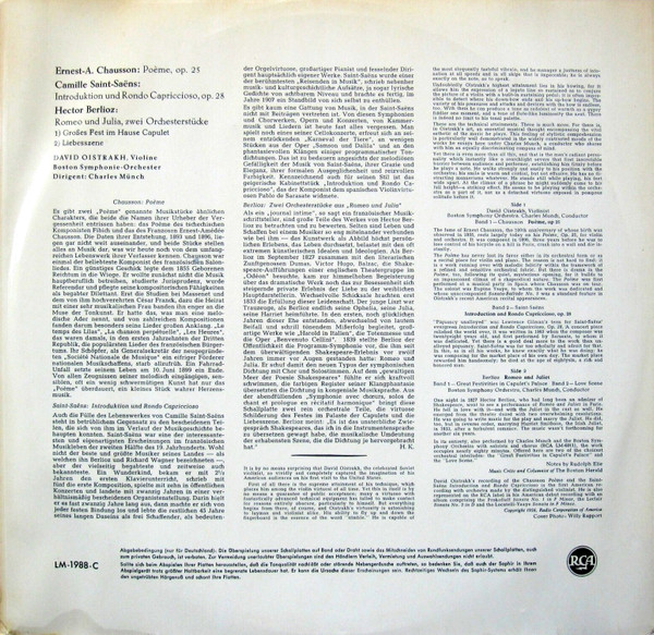 David Oistrach, Charles Munch, Boston Symphony Orchestra-1
