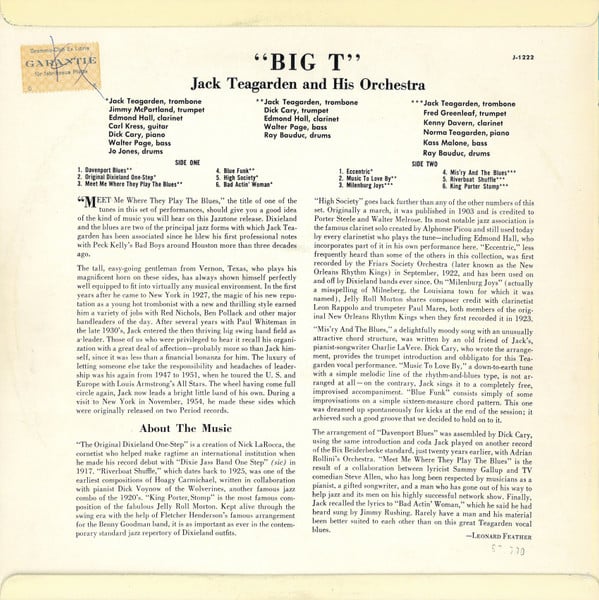 Jack Teagarden And His Orchestra-1