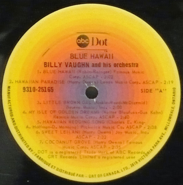 Billy Vaughn And His Orchestra-1