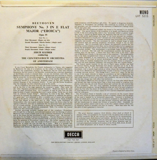 Ludwig van Beethoven, Erich Kleiber Conducting Concertgebouworkest-1