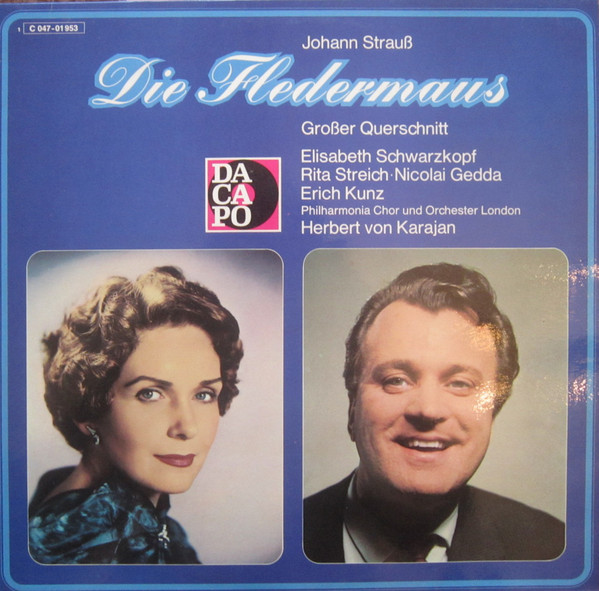 Johann Strauss Jr., Philharmonia Chorus Und Philharmonia Orchestra, Herbert von Karajan, Elisabeth Schwarzkopf, Nicolai Gedda, Rita Streich, Erich Kunz-0