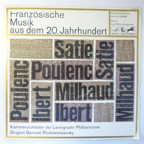 Darius Milhaud / Francis Poulenc / Erik Satie / Jacques Ibert-0