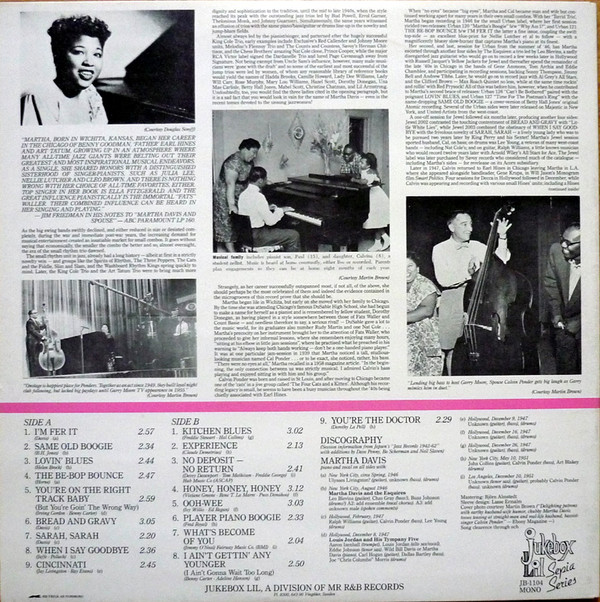 Martha Davis And Her Torrid Trio-1