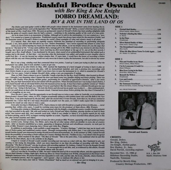 Bashful Brother Oswald With Beverly King & Joe Knight-1