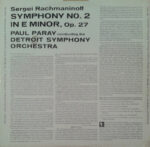 Detroit Symphony Orchestra, Paul Paray, Sergei Rachmaninoff-1