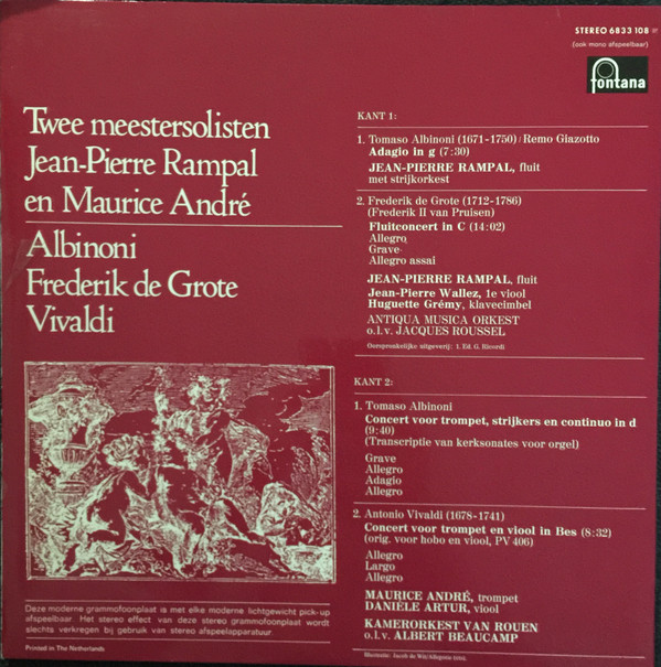 Jean-Pierre Rampal En Maurice André-1
