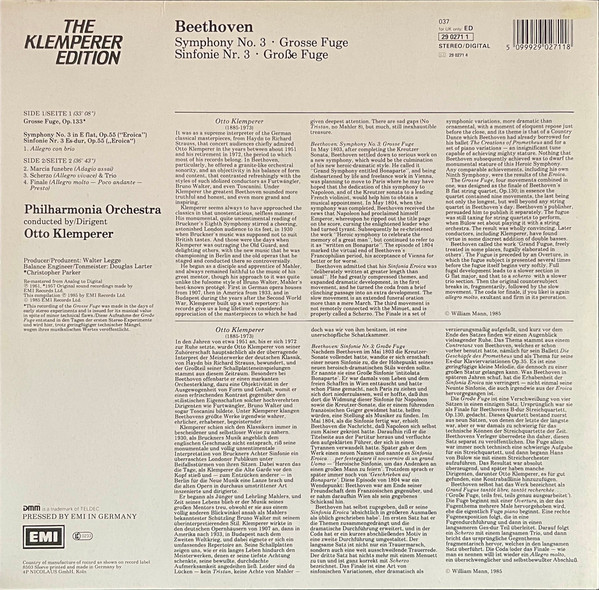 Ludwig Van Beethoven - Otto Klemperer, Philharmonia Orchestra-1