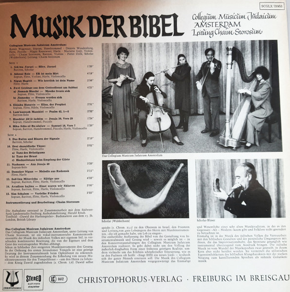 Collegium Musicum Judaicum, Chaim Storosum-1