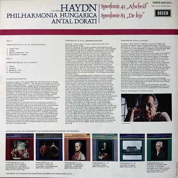 Joseph Haydn, Philharmonia Hungarica, Antal Dorati-1