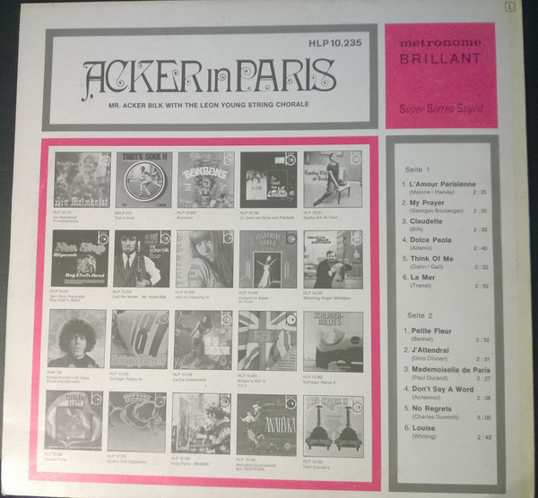 Acker Bilk With The Leon Young String Chorale-1