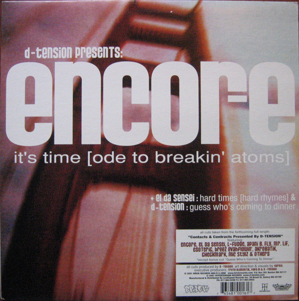 D-Tension (2) Presents Encore / El Da Sensei-1