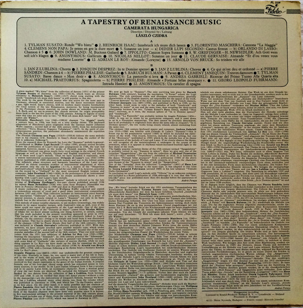 Camerata Hungarica Directed By László Czidra-1