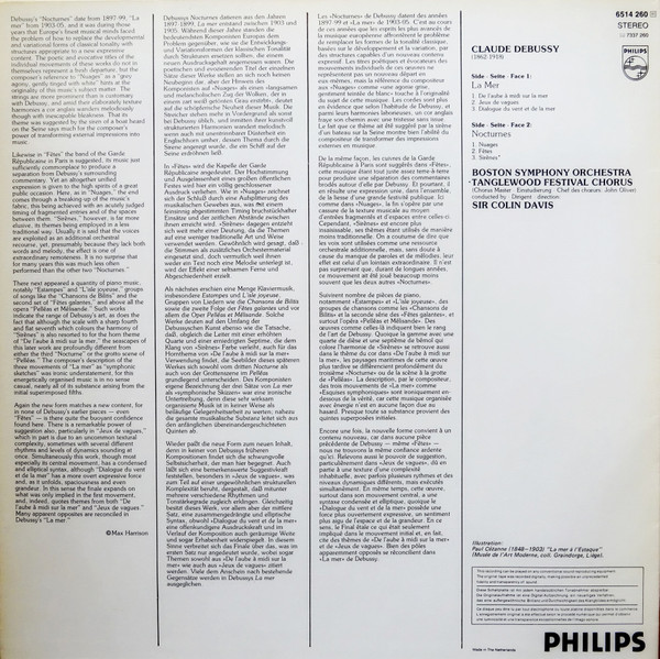 Claude Debussy, Boston Symphony Orchestra, Sir Colin Davis-1