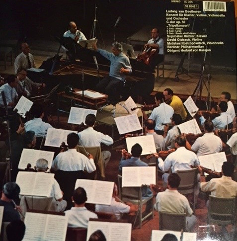 Ludwig van Beethoven, David Oistrach, Mstislav Rostropovich, Sviatoslav Richter, Berliner Philharmoniker, Herbert von Karajan-1