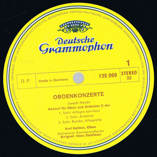 Joseph Haydn, Wolfgang Amadeus Mozart - Heinz Holliger, Kurt Kalmus, Münchener Kammerorchester, Hans Stadlmair-1