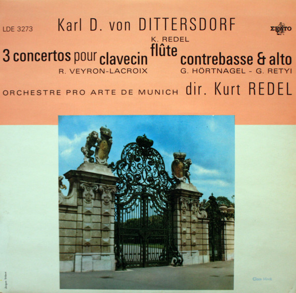 Carl Ditters von Dittersdorf / Orchestre Pro Arte De Munich, Kurt Redel-0