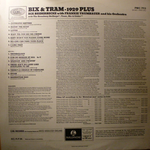 Bix Beiderbecke With Frankie Trumbauer And His Orchestra-1