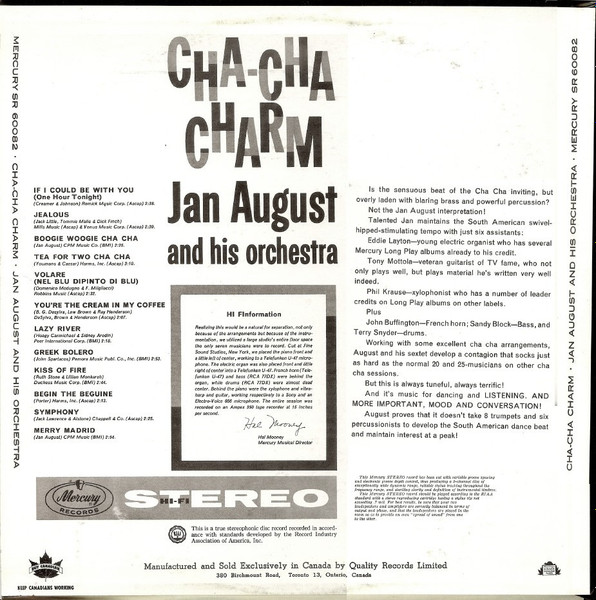 Jan August & His Orchestra-1