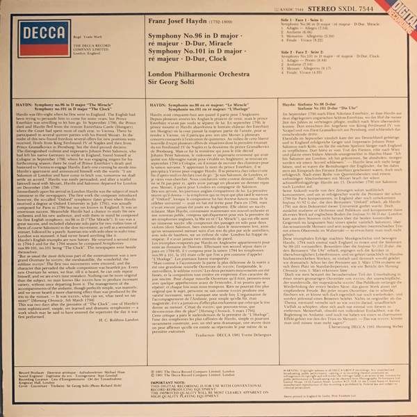 Joseph Haydn, London Philharmonic Orchestra, Georg Solti-1