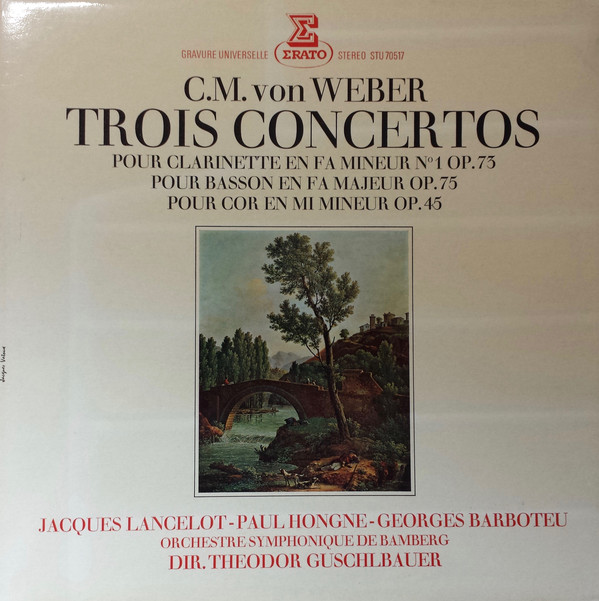 Carl Maria von Weber - Jacques Lancelot - Paul Hongne - Georges Barboteu - Bamberger Symphoniker, Theodor Guschlbauer-0